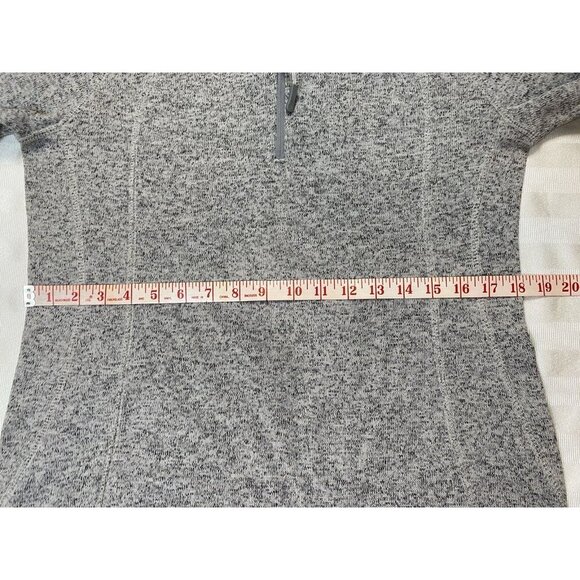 Eddie Bauer Women’s 1/4 Zip Pullover Sweater Fleece Sz M Gray EUC - Picture 8 of 16